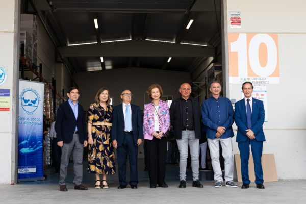 Su Majestad la Reina Doña Sofía visita las instalaciones de la Asociación Banco de Alimentos de Soria – Galería de imágenes